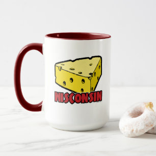 Wisconsin Kaas Wig Mok