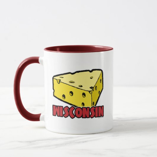 Wisconsin Kaas Wig Mok (Links)