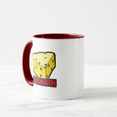 Wisconsin Kaas Wig Mok (Voorkant links)