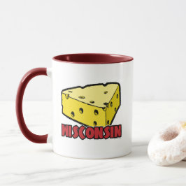 Wisconsin Kaas Wig Mok