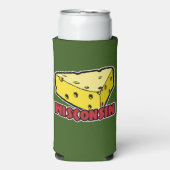 Wisconsin Kaas Wig Seltzer Blikjeskoeler (Seltzer Voorkant)