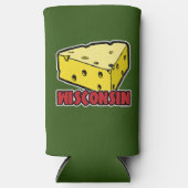 Wisconsin Kaas Wig Seltzer Blikjeskoeler (Voorkant)
