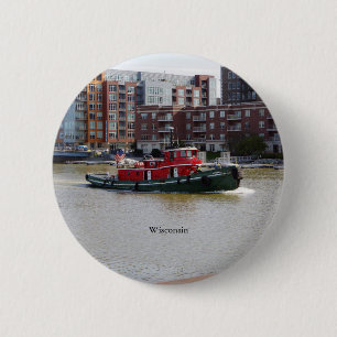Wisconsin-knop Ronde Button 5,7 Cm