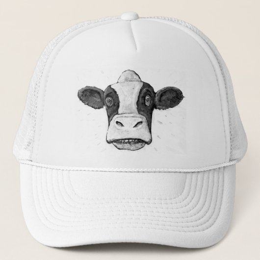 Wisconsin Koe Face Trucker Pet (Voorkant)