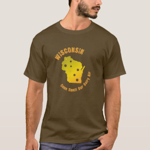 Wisconsin - Kom onze zuivellucht binnensmeren T-shirt