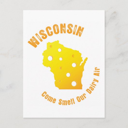 Wisconsin komt onze airy Air besparen Briefkaart (Voorkant)