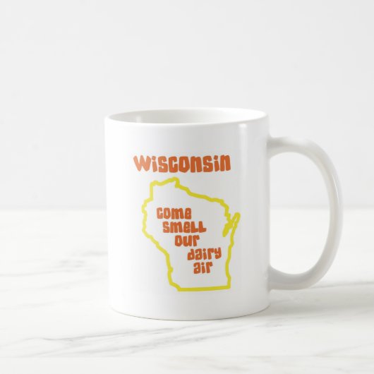 Wisconsin komt onze airy Air besparen Koffiemok (Rechts)