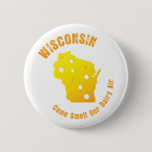 Wisconsin komt onze airy Air besparen Ronde Button 5,7 Cm
