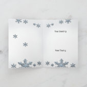 Wisconsin Laat het Sneeuwen Wenskaart Feestdagen Kaart (Binnen)