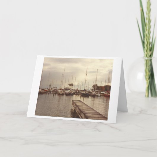 Wisconsin Lake Superior Marina Notitiekaartje (Voorkant)