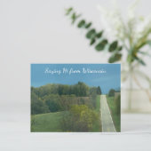 Wisconsin Landschapsfotografie Gezegde hi Briefkaart (Staand voorkant)