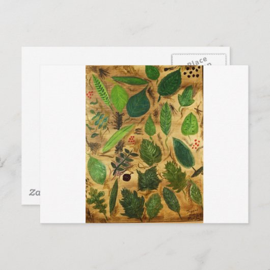 Wisconsin Leaves Briefkaart (Voorkant / Achterkant)