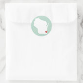 Wisconsin Love - Sticker (Tas)