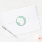 Wisconsin Love - Sticker (Envelop)