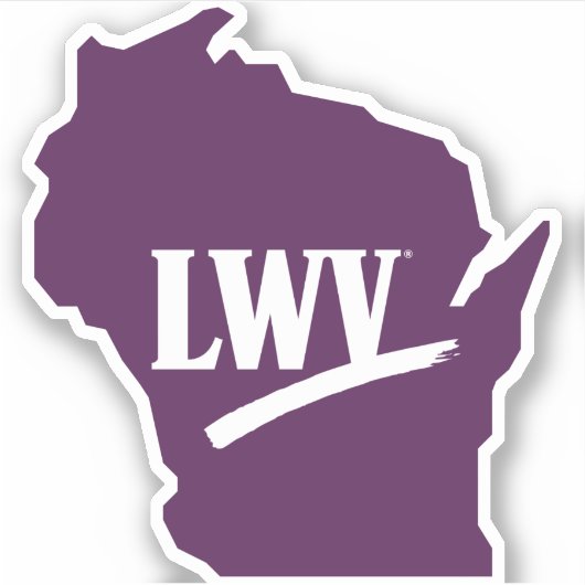 Wisconsin LWV Sticker (Voorkant)