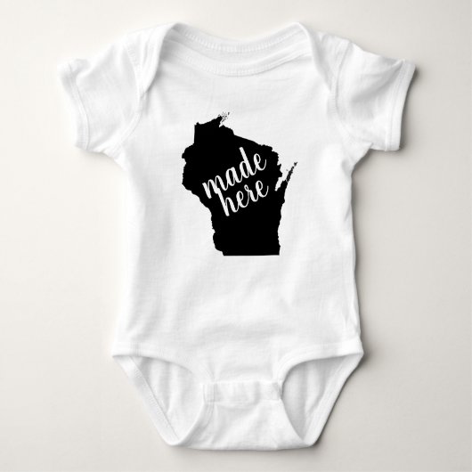 Wisconsin Made here Romper (Voorkant)