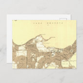 Wisconsin Madison Retro Kaart (Voorkant / Achterkant)