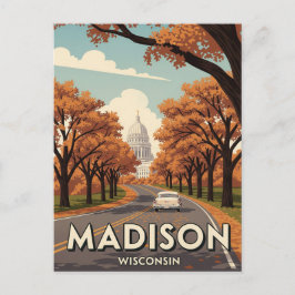  Wisconsin Madison State Capitol Briefkaart
