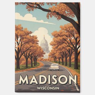  Wisconsin Madison State Capitol Magneet