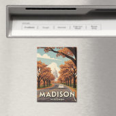  Wisconsin Madison State Capitol Magneet (Insitu (Vaatwasser))