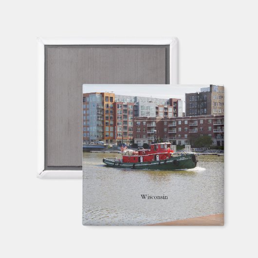 Wisconsin magnet (Voorkant / Achterkant)