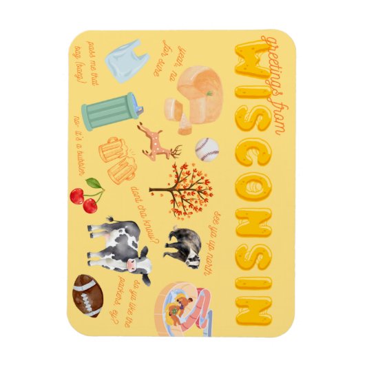 Wisconsin Magnet Magneet (Verticaal)