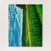 Wisconsin Maisvelden.Kerstgroeten Legpuzzel (Verticaal)