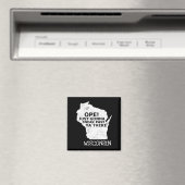 Wisconsin Map Ope Sneak Afgelopen Ya Daar Citaat S Magneet (Insitu (Vaatwasser))