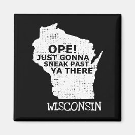 Wisconsin Map Ope Sneak Afgelopen Ya Daar Citaat S Magneet