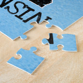 Wisconsin Map Ope Sneak Afgelopen Ya Daar Gezegde  Legpuzzel (Zijkant)