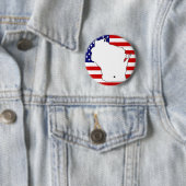 WISCONSIN MAP RONDE BUTTON 5,7 CM (In situ)