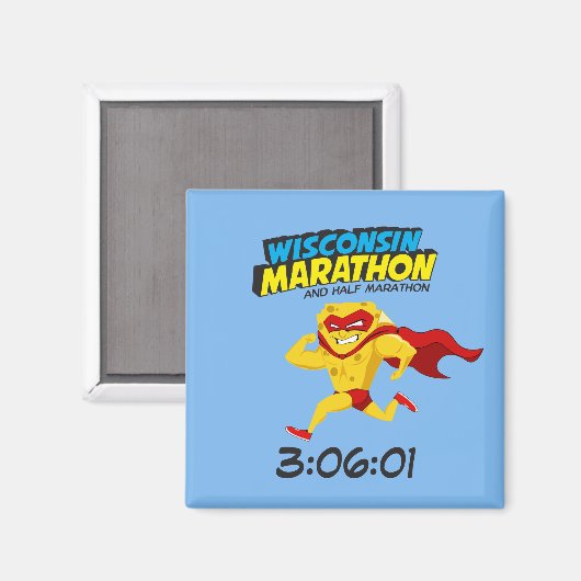 Wisconsin Marathon Post-Marathon Magneet (Voorkant / Achterkant)