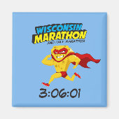 Wisconsin Marathon Post-Marathon Magneet (Voorkant)
