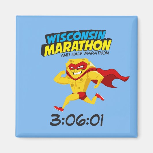 Wisconsin Marathon Post-Marathon Magneet (Voorkant)