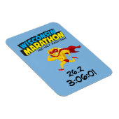 Wisconsin Marathon Post-Marathon Magneet (Rechterzijde)