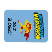 Wisconsin Marathon Post-Marathon Magneet (Horizontaal)