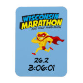 Wisconsin Marathon Post-Marathon Magneet (Verticaal)