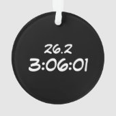 Wisconsin Marathon Post-Marathon Ornament (achterkant)