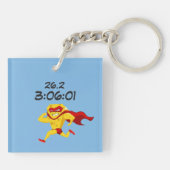 Wisconsin Marathon Post-Marathon Sleutelhanger (Achterkant)