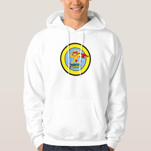 Wisconsin Marathon Race Day Hoodie (Voorkant)
