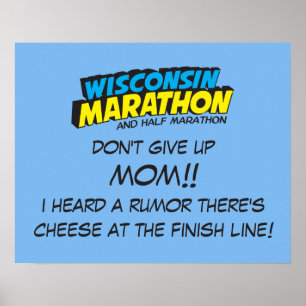 Wisconsin Marathon Race Day Poster