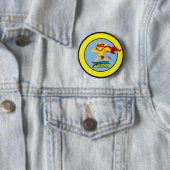 Wisconsin Marathon Race Day Ronde Button 5,7 Cm (In situ)