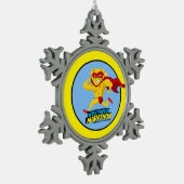 Wisconsin Marathon Race Day Tin Sneeuwvlok Ornament (Links)