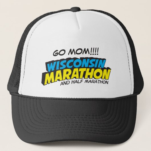 Wisconsin Marathon Race Day Trucker Pet (Voorkant)