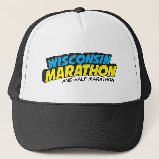 Wisconsin Marathon Race Day Trucker Pet (Voorkant)