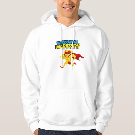 Wisconsin Marathon Training Hoodie (Voorkant)