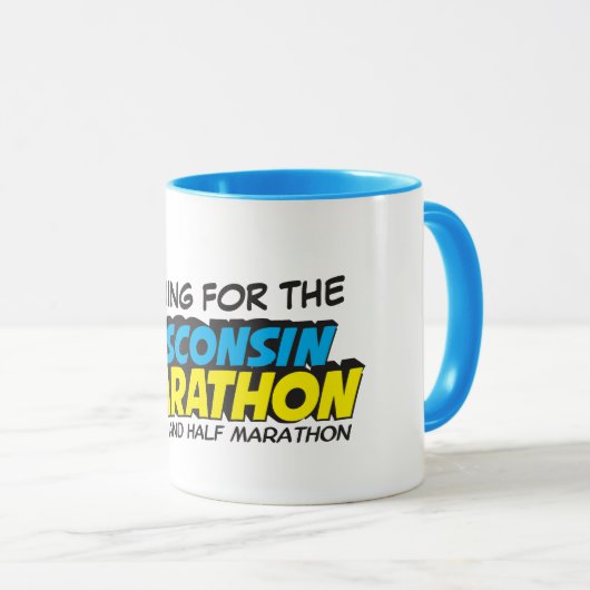 Wisconsin Marathon Training Mok (Voorkant rechts)