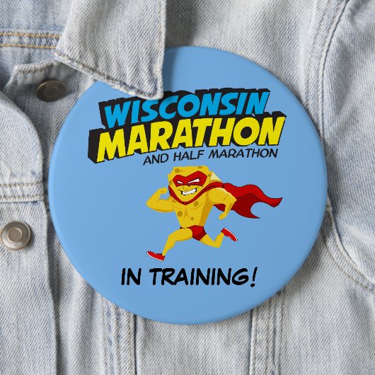 Wisconsin Marathon Training Ronde Button 6,0 Cm (In situ)