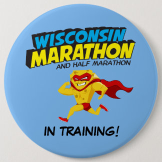 Wisconsin Marathon Training Ronde Button 6,0 Cm