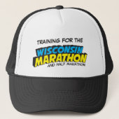 Wisconsin Marathon Training Trucker Pet (Voorkant)
